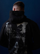 MANTO hoodie RESOLVE  - black